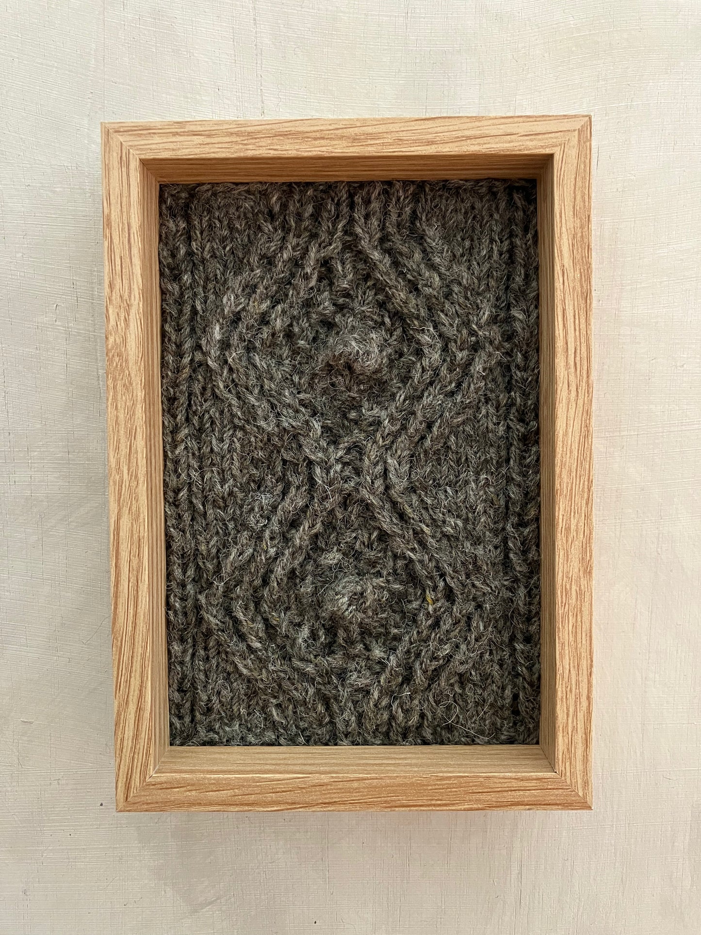 Diamond Bobble Aran Panel