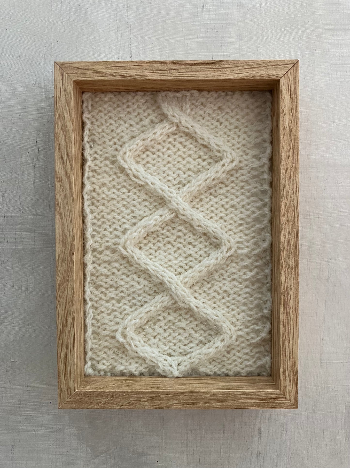 Diamond Cable Aran Panel