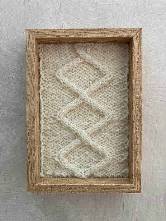 Diamond Cable Aran Panel