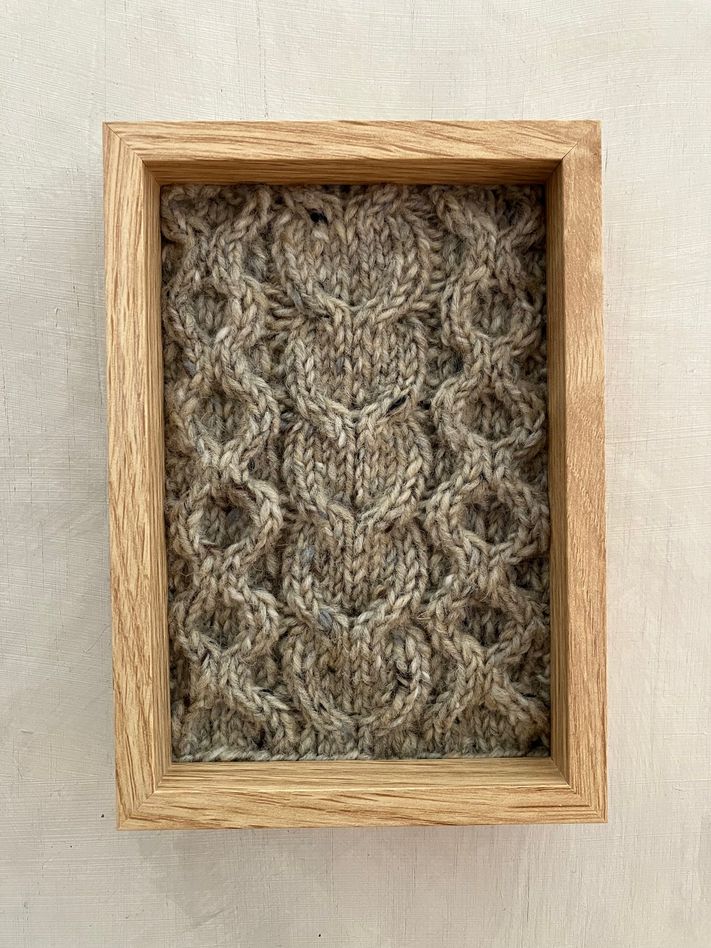 Horseshoe and Honeycomb Aran Panel