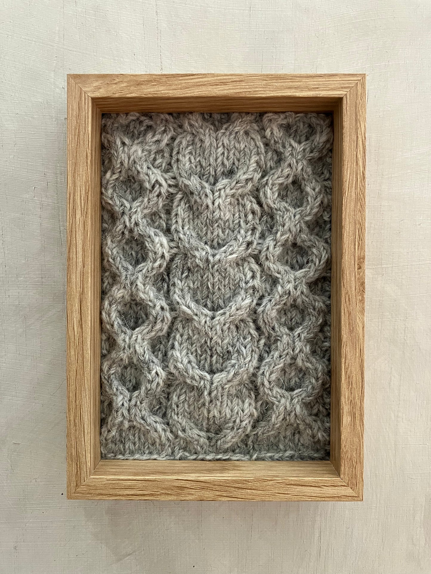 Horseshoe and Honeycomb Aran Panel