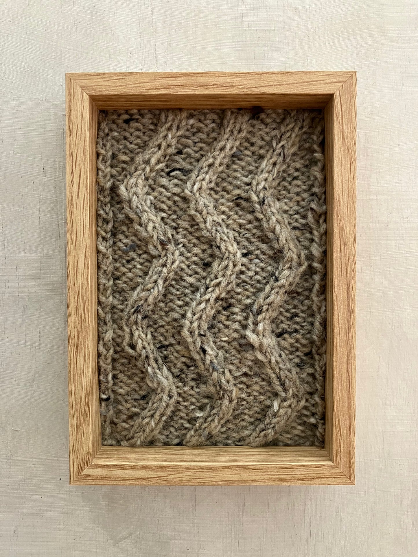 Zigzag Aran Panel