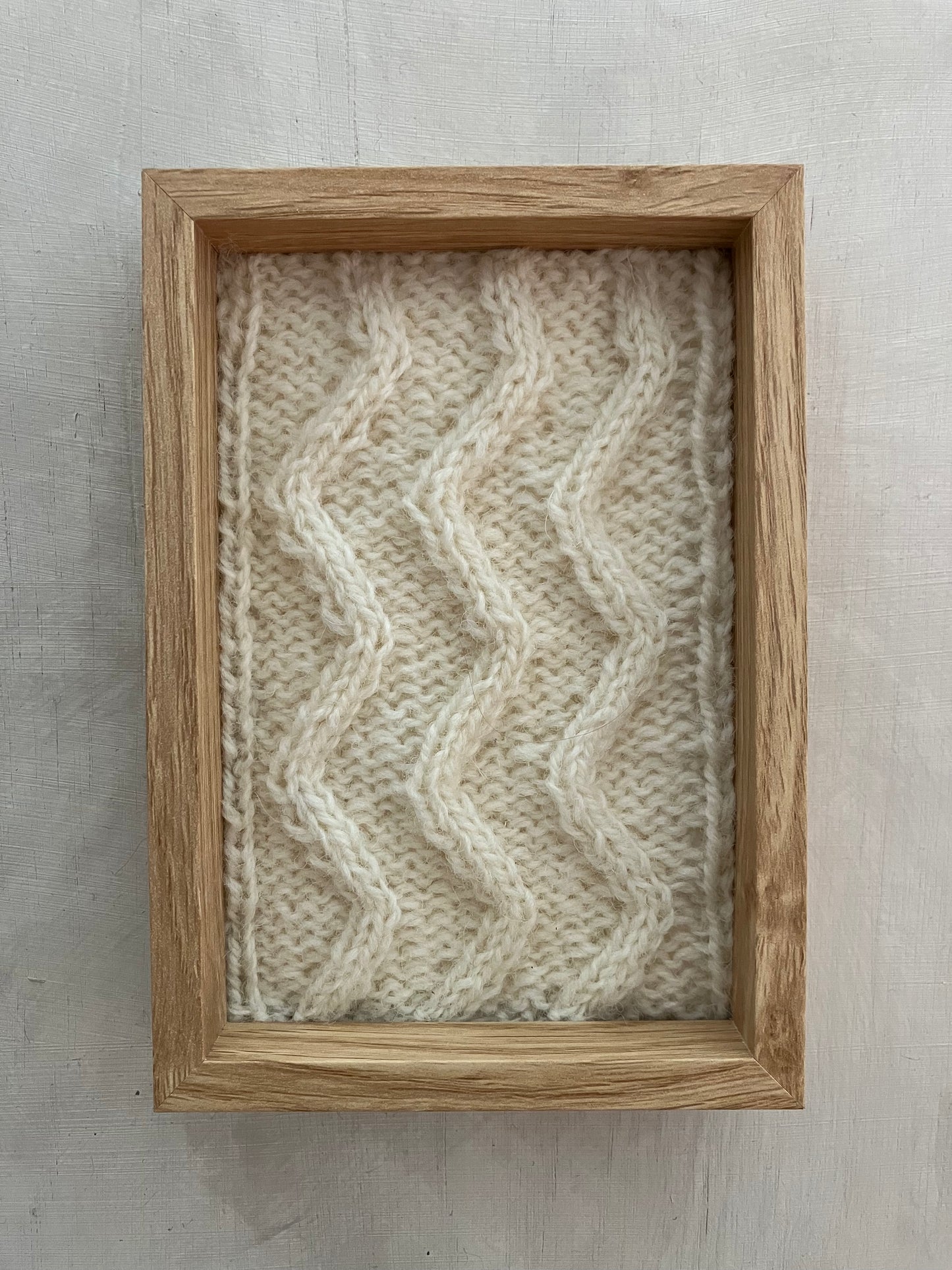 Zigzag Aran Panel