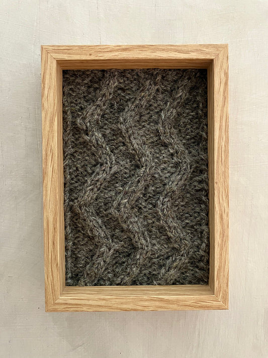 Zigzag Aran Panel